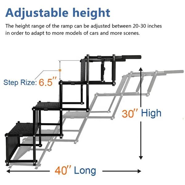 Escalera Plegable Viaje Desmontable - Imagen 4